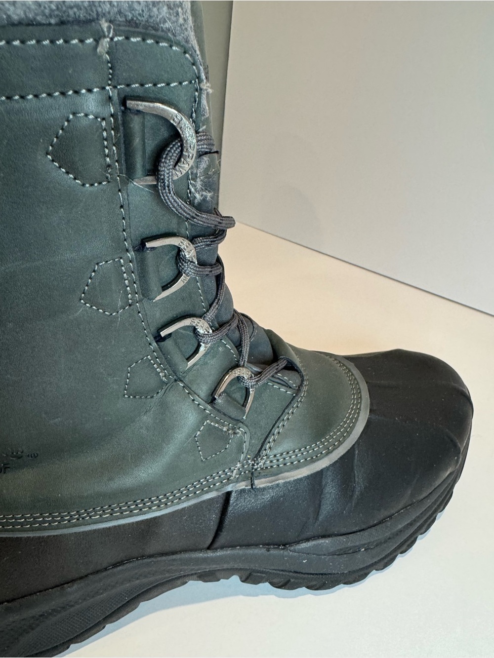BEARPAW Colton Men’s Snow Boots | Black | Size 12 - Picture 7 of 11